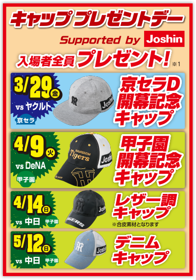 キャッププレゼントデー