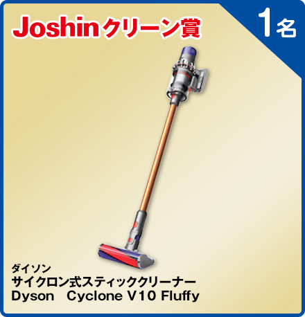ダイソン サイクロン式スティッククリーナー Dyson Cyclone V10 Fluffy 1名